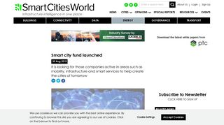 Smart city fund launched - Smart Cities World