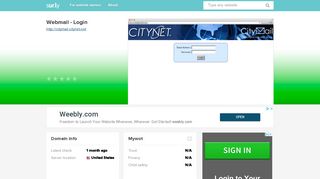 citymail.citynet.net - Webmail - Login - Citymail Citynet - Sur.ly