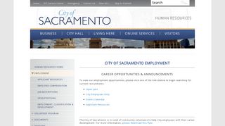 City Employment - City of Sacramento