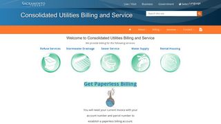 Consolidated Utilities Billing and Service