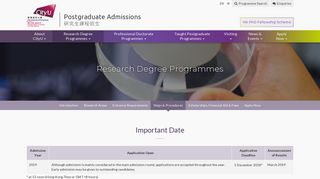 Research Degree Programmes : Steps and Procedures | CityU ...