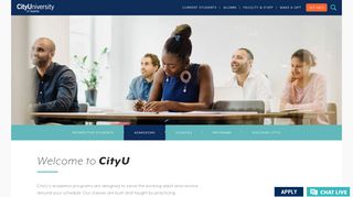 College Admissions Information | CityU - City University of Seattle