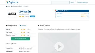 CityWorks Reviews and Pricing - 2019 - Capterra