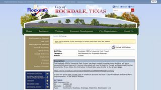 an Engaged Community - Rockdale, TX - Official Website