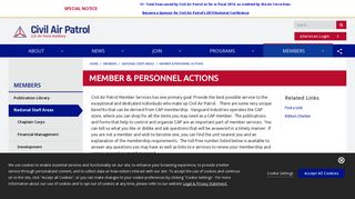 Member Services | Civil Air Patrol National Headquarters