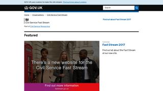 Civil Service Fast Stream - GOV.UK