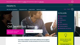 Civil Service Fast Streamer job profile | Prospects.ac.uk