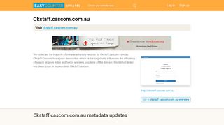 Ckstaff Cascom (Ckstaff.cascom.com.au) - ShiftMatch | C&K Early ...