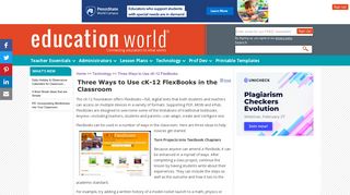 Three Ways to Use cK-12 FlexBooks | Education World