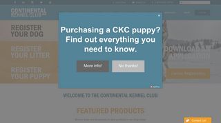 Continental Kennel Club | CKC Dog Registration