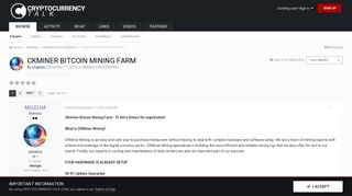 CKminer Bitcoin Mining Farm - MINING DISCUSSIONS ...