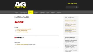 Parts Catalogs | Ag Authority Kinistino Saskatchewan