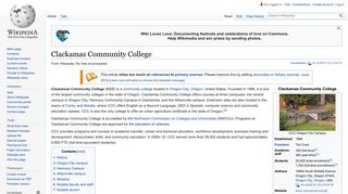 Clackamas Community College - Wikipedia
