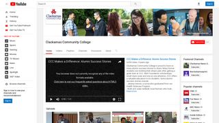 Clackamas Community College - YouTube