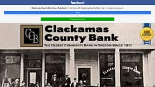Clackamas County Bank - Home - Facebook Touch
