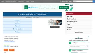 Clackamas Federal Credit Union - Milwaukie, OR