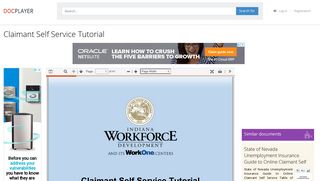 Claimant Self Service Tutorial - PDF - DocPlayer.net