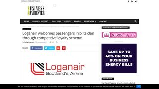 Loganair welcomes passengers into its clan through competitive ...