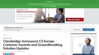 Clarabridge Announces C3 Europe Customer Awards ... - MarketWatch