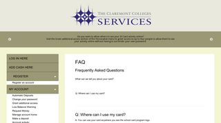 Welcome to The Claremont Colleges Services ID ... - JSA Technologies