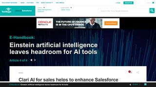Clari AI for sales helps to enhance Salesforce - SearchSalesforce.com