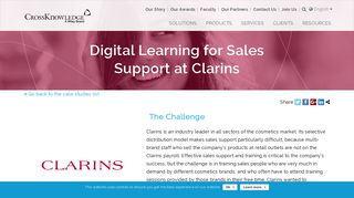 Clarins - CrossKnowledge