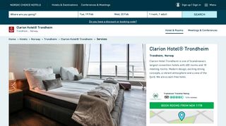 Services | Clarion Hotel Trondheim - Nordic Choice Hotels