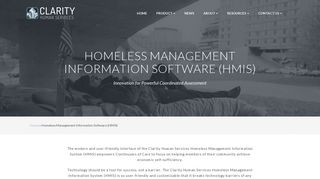 Homeless Management Information Software (HMIS) - Clarity ...