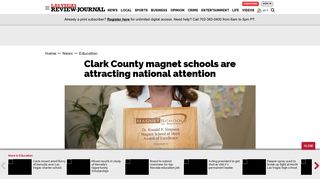 Clark County magnet schools are attracting national attention | Las ...