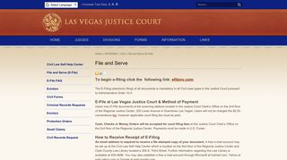 File and Serve - Las Vegas Justice Court