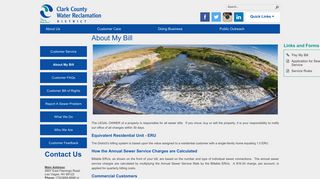 Pages - About My Bill - Clark County Water Reclamation District