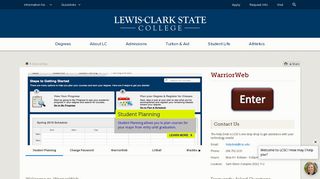 WarriorWeb | Lewis-Clark State - Lewis-Clark State College