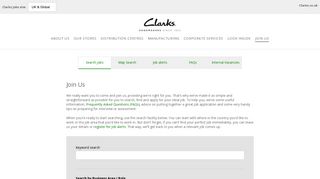 Clarks: Join Us - Clarks Jobs