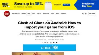 Clash of Clans on Android: How to import your game from iOS - CNET