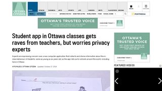 Student app in Ottawa classes gets raves from teachers, but worries ...