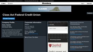 Class Act Federal Credit Union: Company Profile - Bloomberg