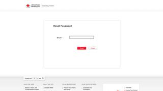 Reset Password - American Red Cross | Course Records