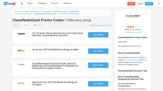 30% Off ClassifiedsGiant Promo Code | Jan 2019 Coupons