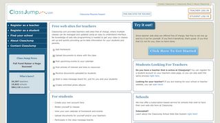 ClassJump.com - free websites for teachers - iCyte