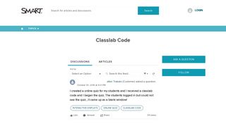 Classlab Code - SMART Technologies