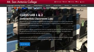 Smart Lab (Classroom Lab) - Mt. SAC