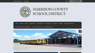 Harrison County School District: Home