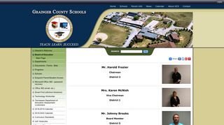 Staff | Board of Education | Grainger County Schools