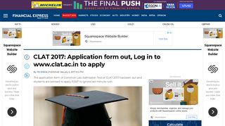 CLAT 2017: Application form out, Log in to www.clat.ac.in to apply ...