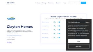 Find Clayton Homes Email Format & Contact Phone Numbers - Lusha