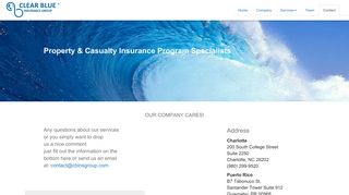 Contact Us - Clear Blue Insurance Group