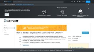 How to delete a single cached username from Chrome? - Super User