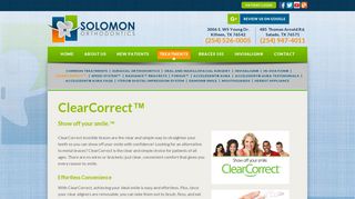 ClearCorrect™ | Solomon Orthodontics | Killeen and Salado, TX
