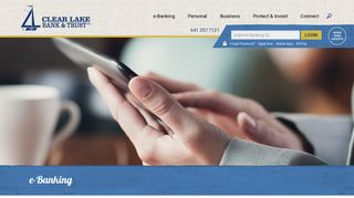 e-Banking › Clear Lake Bank & Trust