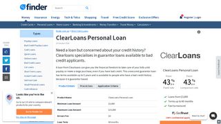 ClearLoans Personal Loan - Review & Fees | finder.com.au